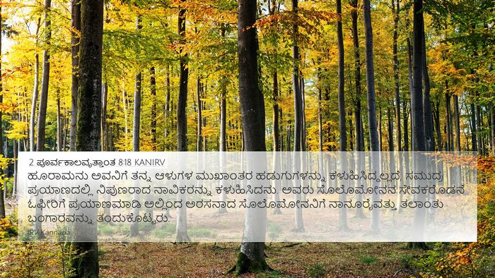 2 ಪೂರ್ವಕಾಲವೃತ್ತಾಂತ 8:18 KANIRV Bible Verse Image