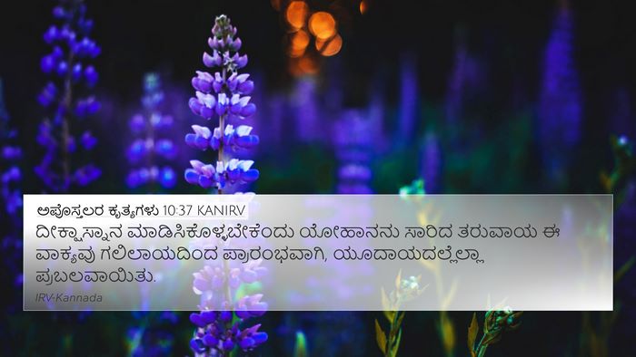 ಅಪೊಸ್ತಲರ ಕೃತ್ಯಗಳು 10:37 KANIRV Bible Verse Image