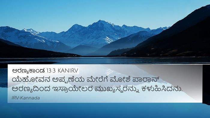 ಅರಣ್ಯಕಾಂಡ 13:3 KANIRV Bible Verse Image