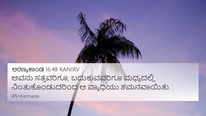 ಅರಣ್ಯಕಾಂಡ 16:48 KANIRV Bible Verse Image