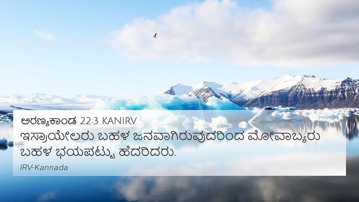 ಅರಣ್ಯಕಾಂಡ 22:3 KANIRV Bible Verse Image