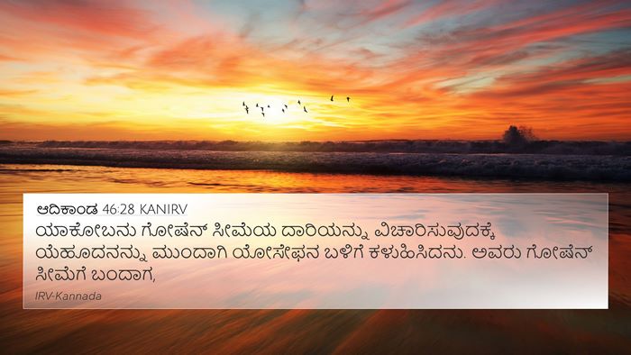 ಆದಿಕಾಂಡ 46:28 KANIRV Bible Verse Image