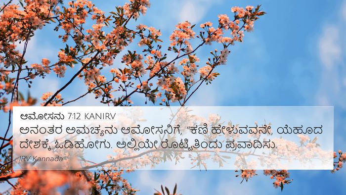 ಆಮೋಸನು 7:12 KANIRV Bible Verse Image