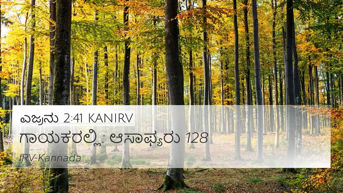 ಎಜ್ರನು 2:41 KANIRV Bible Verse Image