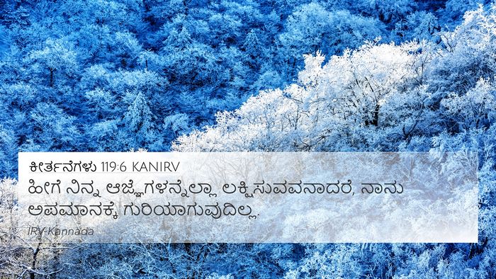 ಕೀರ್ತನೆಗಳು 119:6 KANIRV Bible Verse Image