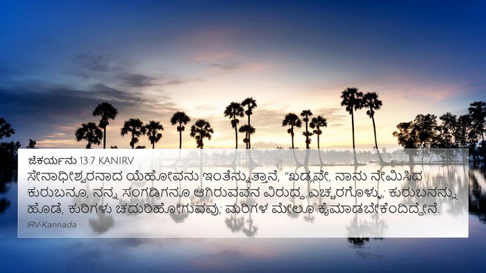 ಜೆಕರ್ಯನು 13:7 KANIRV Bible Verse Image