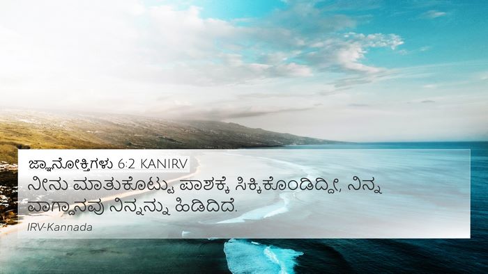ಜ್ಞಾನೋಕ್ತಿಗಳು 6:2 KANIRV Bible Verse Image