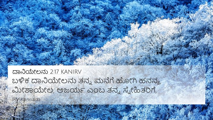 ದಾನಿಯೇಲನು 2:17 KANIRV Bible Verse Image