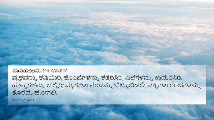ದಾನಿಯೇಲನು 4:14 KANIRV Bible Verse Image