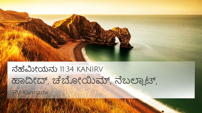 ನೆಹೆಮೀಯನು 11:34 KANIRV Bible Verse Image