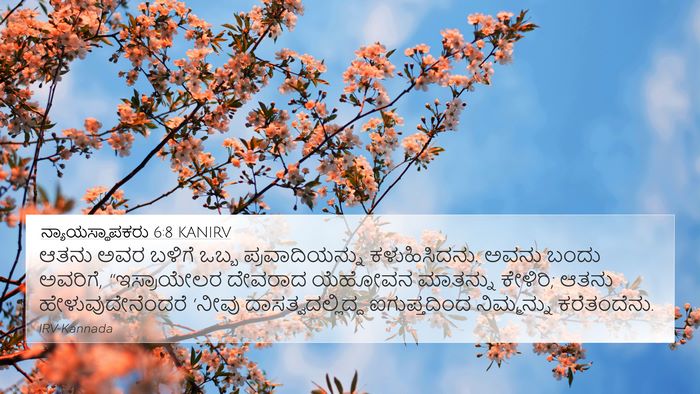 ನ್ಯಾಯಸ್ಥಾಪಕರು 6:8 KANIRV Bible Verse Image