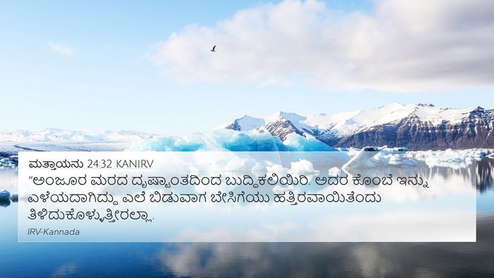 ಮತ್ತಾಯನು 24:32 KANIRV Bible Verse Image