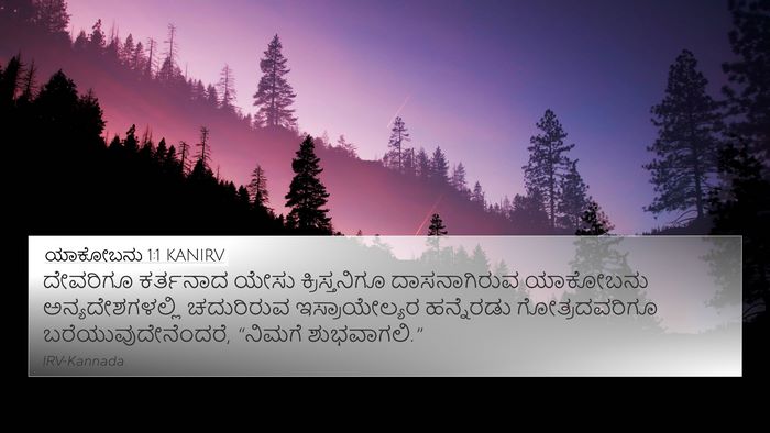ಯಾಕೋಬನು 1:1 KANIRV Bible Verse Image