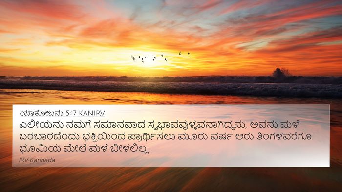 ಯಾಕೋಬನು 5:17 KANIRV Bible Verse Image