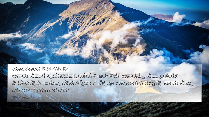 ಯಾಜಕಕಾಂಡ 19:34 KANIRV Bible Verse Image