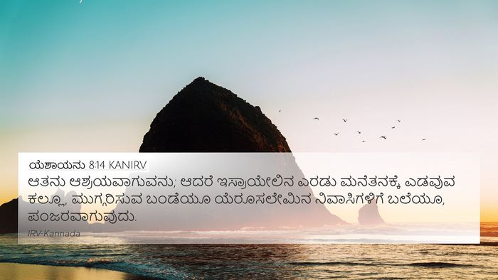 ಯೆಶಾಯನು 8:14 KANIRV Bible Verse Image