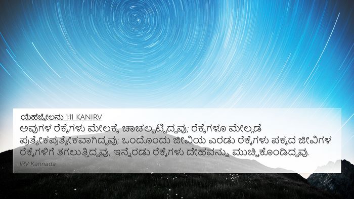 ಯೆಹೆಜ್ಕೇಲನು 1:11 KANIRV Bible Verse Image