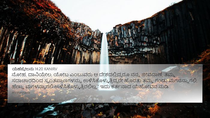 ಯೆಹೆಜ್ಕೇಲನು 14:20 KANIRV Bible Verse Image