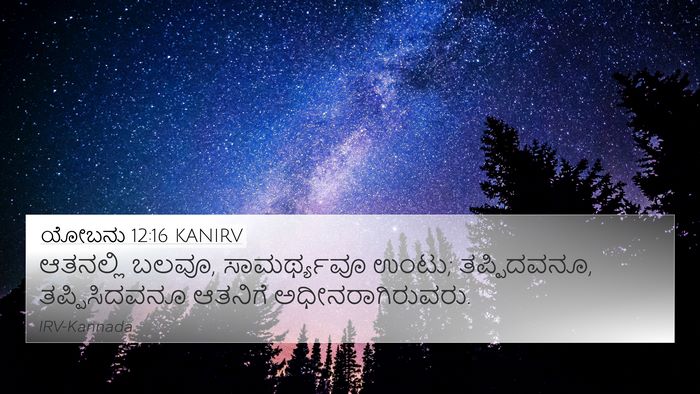 ಯೋಬನು 12:16 KANIRV Bible Verse Image