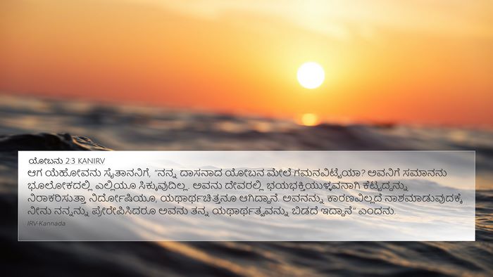 ಯೋಬನು 2:3 KANIRV Bible Verse Image