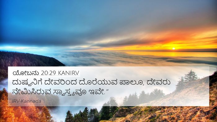 ಯೋಬನು 20:29 KANIRV Bible Verse Image