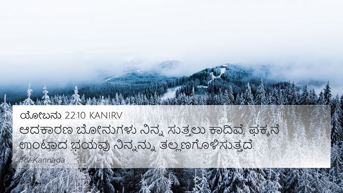 ಯೋಬನು 22:10 KANIRV Bible Verse Image