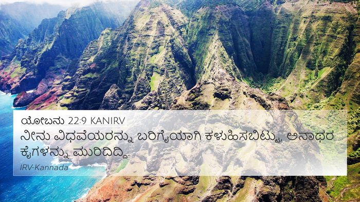 ಯೋಬನು 22:9 KANIRV Bible Verse Image