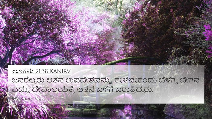 ಲೂಕನು 21:38 KANIRV Bible Verse Image
