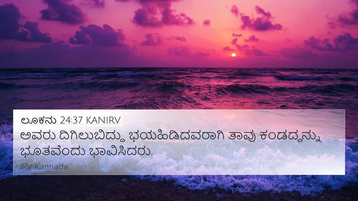 ಲೂಕನು 24:37 KANIRV Bible Verse Image