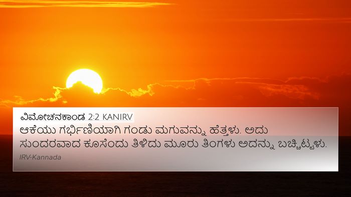 ವಿಮೋಚನಕಾಂಡ 2:2 KANIRV Bible Verse Image
