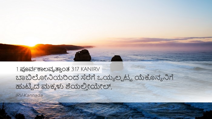 1 ಪೂರ್ವಕಾಲವೃತ್ತಾಂತ 3:17 KANIRV Bible Verse Image