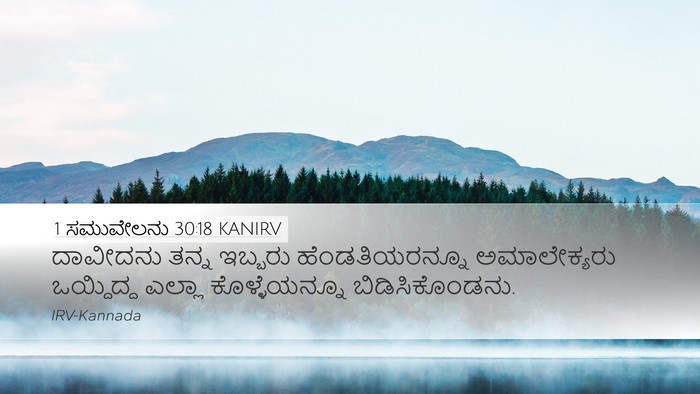 1 ಸಮುವೇಲನು 30:18 KANIRV Bible Verse Image