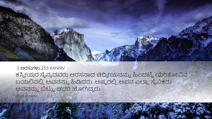 2 ಅರಸುಗಳು 25:5 KANIRV Bible Verse Image