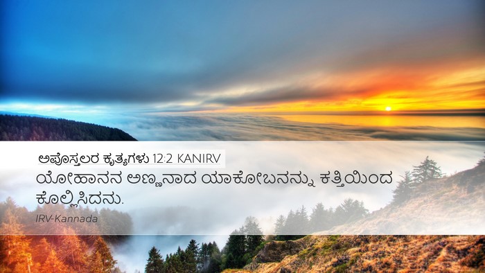 ಅಪೊಸ್ತಲರ ಕೃತ್ಯಗಳು 12:2 KANIRV Bible Verse Image