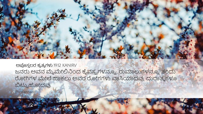 ಅಪೊಸ್ತಲರ ಕೃತ್ಯಗಳು 19:12 KANIRV Bible Verse Image