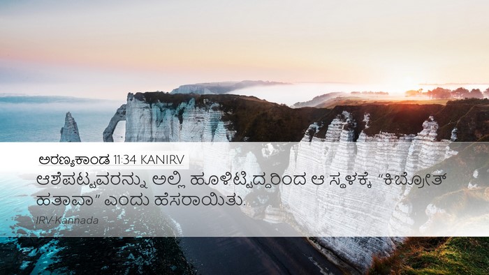 ಅರಣ್ಯಕಾಂಡ 11:34 KANIRV Bible Verse Image