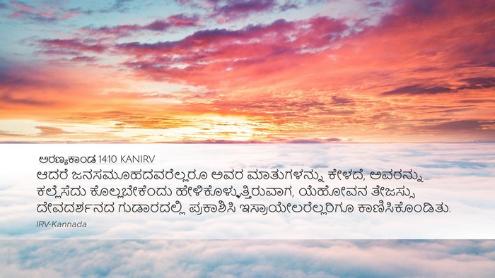 ಅರಣ್ಯಕಾಂಡ 14:10 KANIRV Bible Verse Image