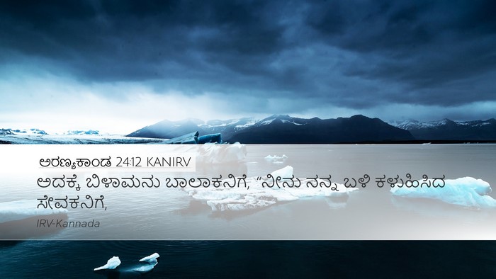 ಅರಣ್ಯಕಾಂಡ 24:12 KANIRV Desktop Wallpaper - ಅದಕ್ಕೆ ಬಿಳಾಮನು - Desktop Bible Verse Wallpaper