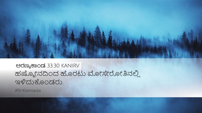 ಅರಣ್ಯಕಾಂಡ 33:30 KANIRV Desktop Wallpaper - ಹಷ್ಮೋನದಿಂದ ಹೊರಟು - Desktop Bible Verse Wallpaper