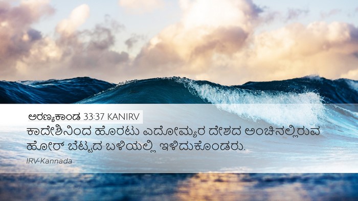 ಅರಣ್ಯಕಾಂಡ 33:37 KANIRV Bible Verse Image