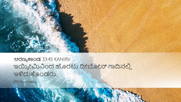 ಅರಣ್ಯಕಾಂಡ 33:45 KANIRV Bible Verse Image
