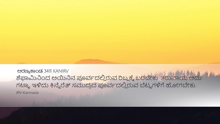 ಅರಣ್ಯಕಾಂಡ 34:11 KANIRV Bible Verse Image