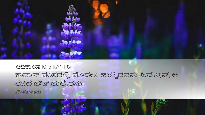 ಆದಿಕಾಂಡ 10:15 KANIRV Bible Verse Image