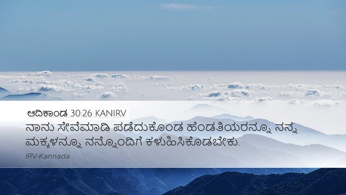 ಆದಿಕಾಂಡ 30:26 KANIRV Bible Verse Image