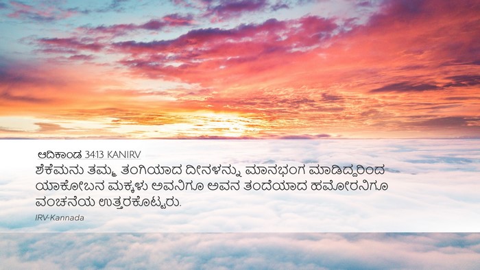 ಆದಿಕಾಂಡ 34:13 KANIRV Bible Verse Image