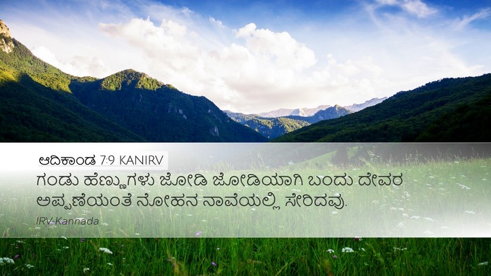 ಆದಿಕಾಂಡ 7:9 KANIRV Desktop Wallpaper - ಗಂಡು ಹೆಣ್ಣುಗಳು - Desktop Bible Verse Wallpaper