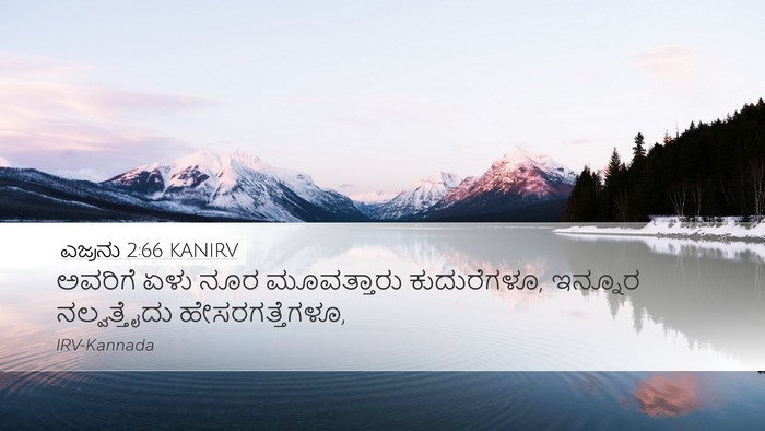 ಎಜ್ರನು 2:66 KANIRV Bible Verse Image