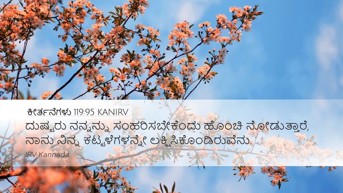 ಕೀರ್ತನೆಗಳು 119:95 KANIRV Bible Verse Image
