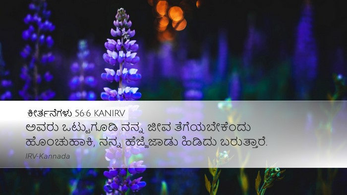 ಕೀರ್ತನೆಗಳು 56:6 KANIRV Bible Verse Image
