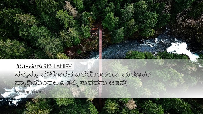 ಕೀರ್ತನೆಗಳು 91:3 KANIRV Bible Verse Image